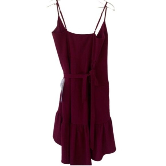 Dress the Population Delphine Wrap Hi Low Flounce Dress Size S - Picture 8 of 8